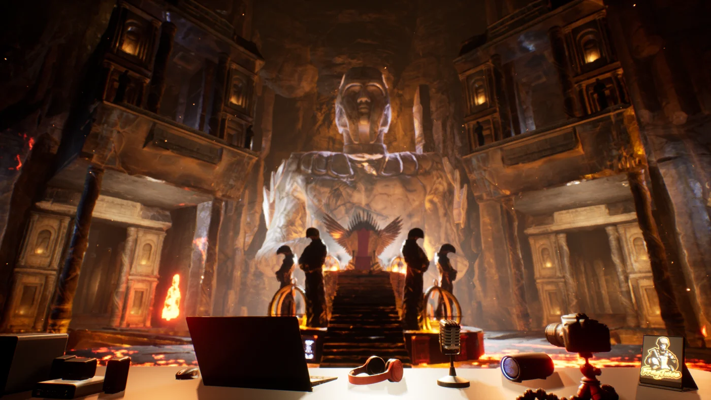 Temple scene