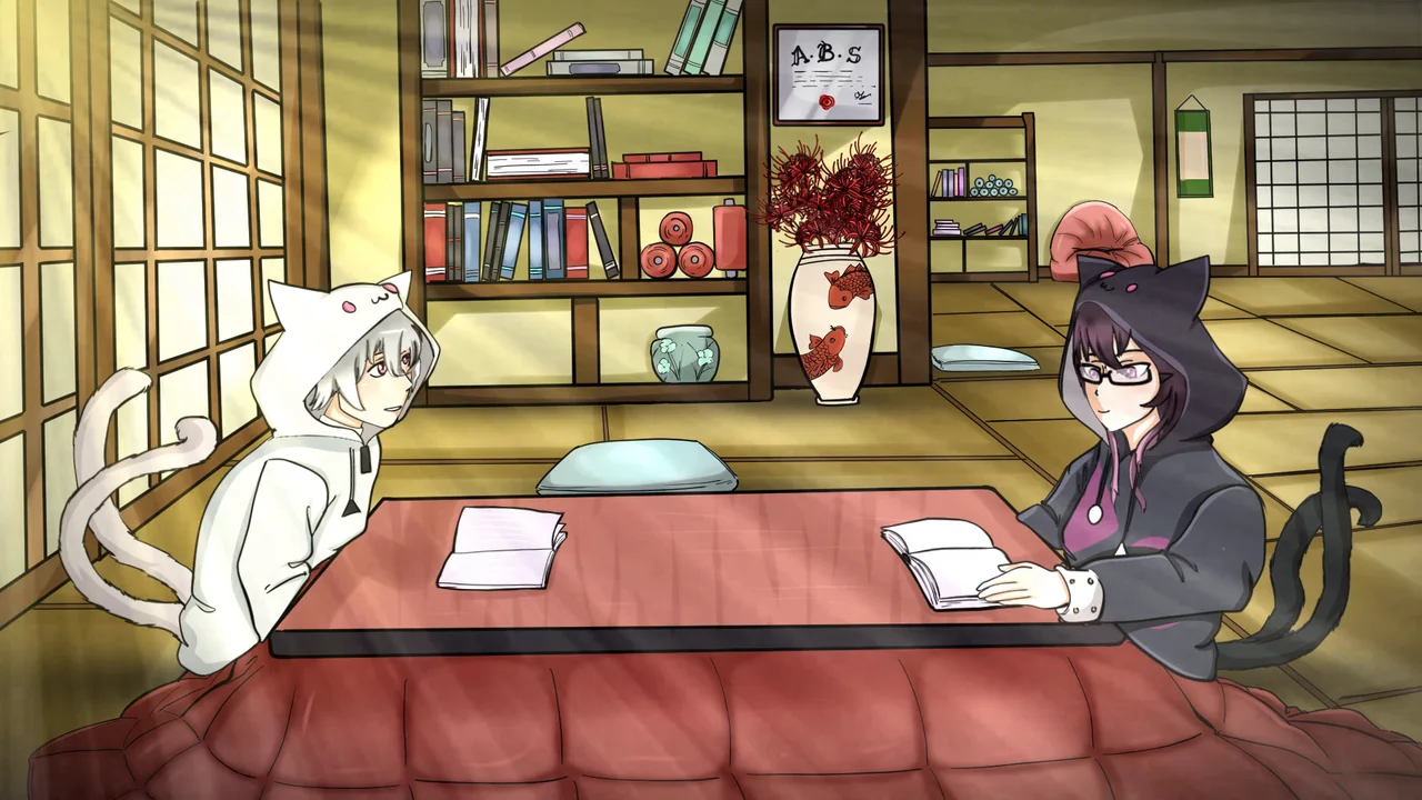 Library scene