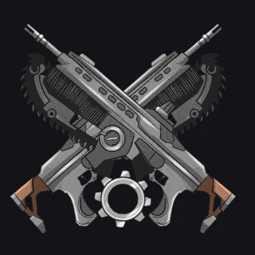 Crossed rifles emote